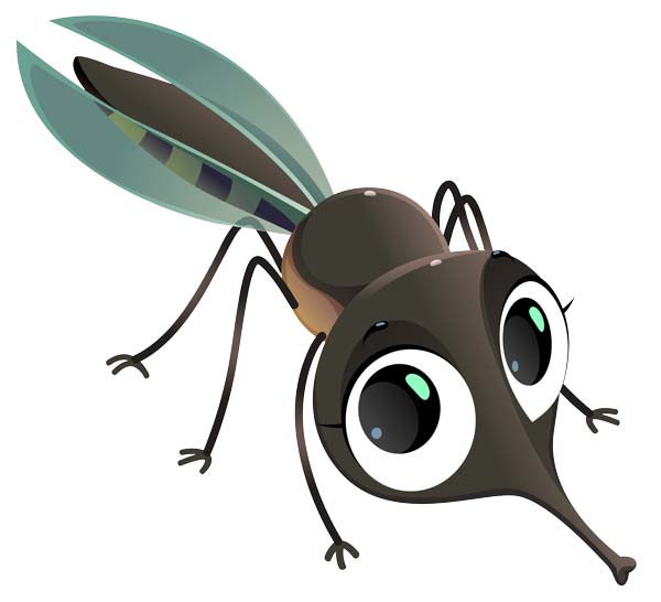An illustrated image of mosquito