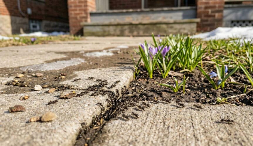 ants coming back to Buffalo in the spring